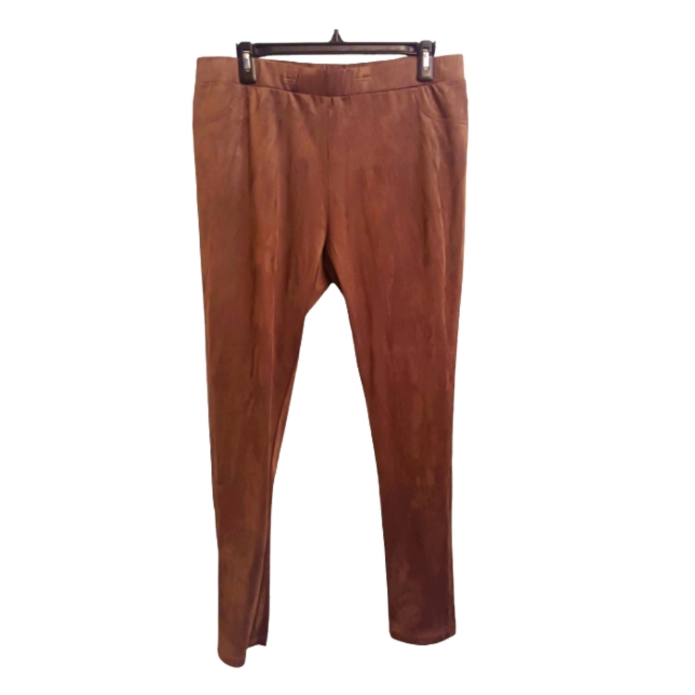 Tan Brown Marc Bouwer Spandex Pant Leggings Size Large